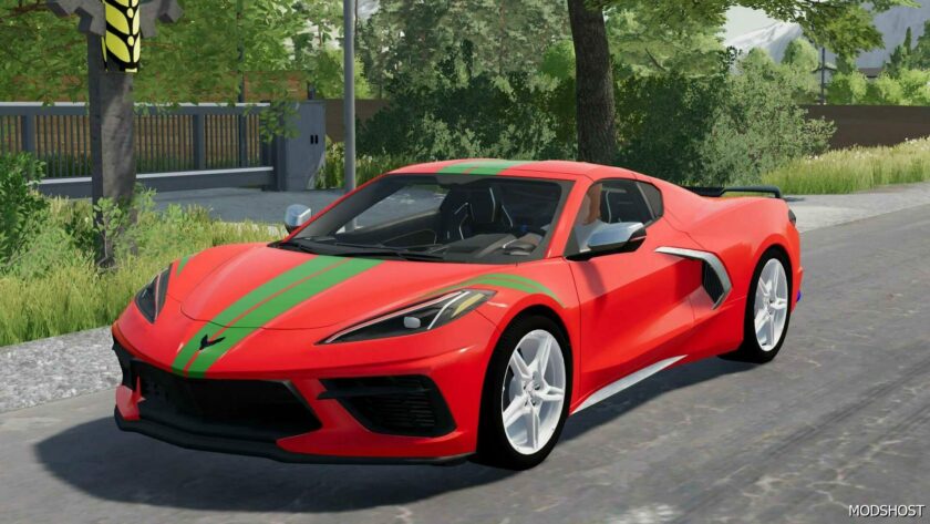 FS22 Chevrolet Car Mod: 2020 Chevrolet Corvette (Featured)