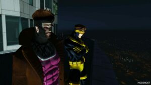 GTA 5 Player Mod: Gambit Xmen Deluxe Addon PED (Featured)