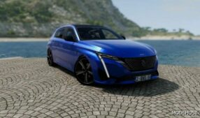 BeamNG Peugeot Car Mod: 308 GT Line 2022 0.31 (Featured)