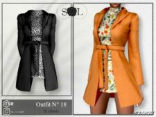 Sims 4 Elder Clothes Mod: Sl_Outfit #18 (Featured)