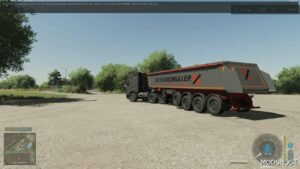 FS22 Mod: Schwarz Mueller ALU 4 Axles Tipper Trailer (Featured)