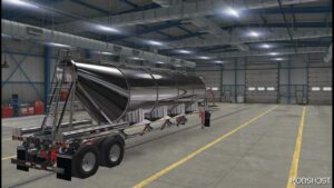 ATS Tanker Trailer Mod: Heil J&L Drybulk Tanker 1.49 (Image #2)