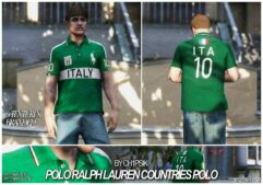 GTA 5 Player Mod: Polo Ralph Lauren Countries Polo MP Male V1.1 (Featured)