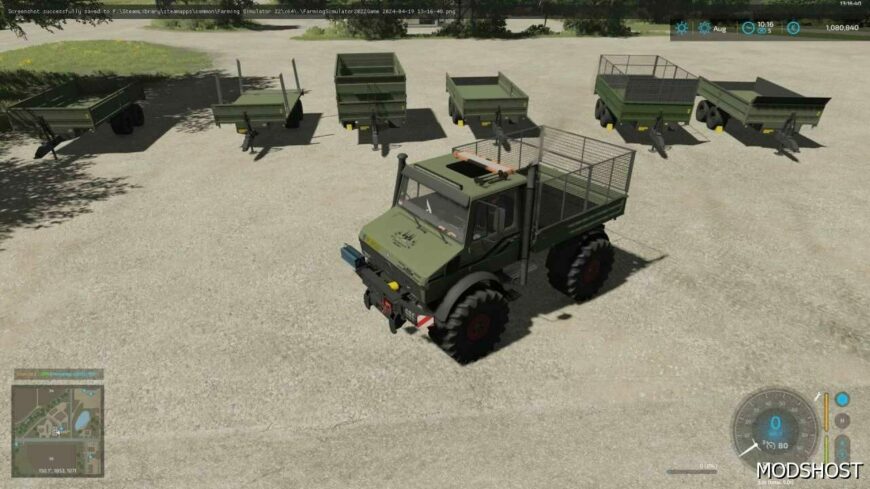 FS22 Mod: Baileys Dropside Trailer V1.0.0.1 (Featured)