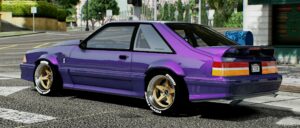 GTA 5 Ford Vehicle Mod: Mustang FOX Body Twin Turbo (Image #2)