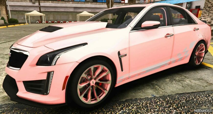 GTA 5 Vehicle Mod: 2018 Cadillac Cts-V Custom Slideshow (Featured)