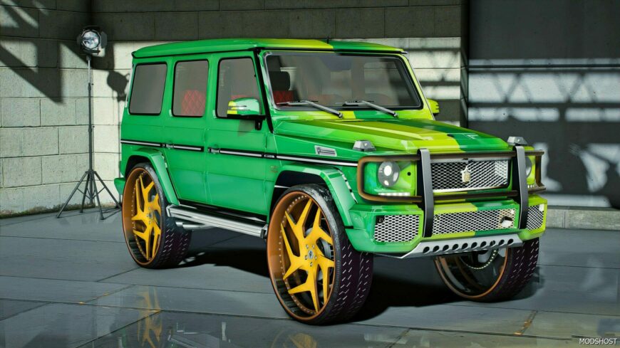 GTA 5 Mercedes-Benz Vehicle Mod: G65 Class Gold (Featured)