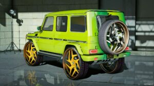 GTA 5 Mercedes-Benz Vehicle Mod: G65 Class Gold (Image #2)