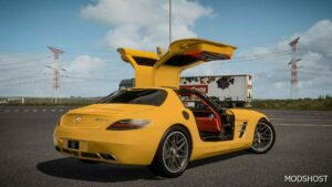 ETS2 Mercedes-Benz Car Mod: Mercedes Benz SLS AMG 2011 1.50 (Featured)