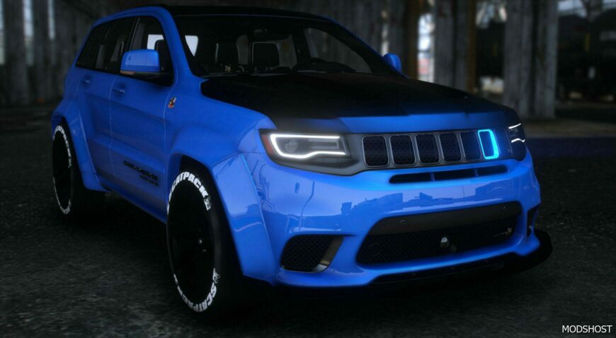 GTA 5 Jeep Vehicle Mod: 2020 Jeep Grand Cherokee 392 Scatpack Widebody Custom (Featured)