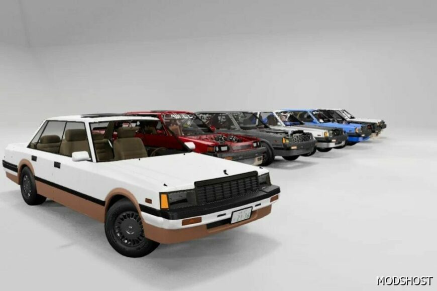 BeamNG Nissan Car Mod: Laurel 240L V1.1 0.32 (Featured)