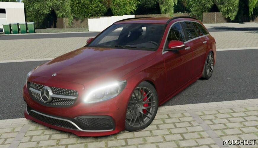 BeamNG Mercedes-Benz Car Mod: C-Class W205/S205 0.32 (Featured)