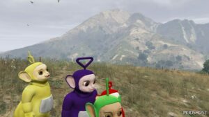 GTA 5 Player Mod: Teletubbies (Add-On Peds) (Image #3)