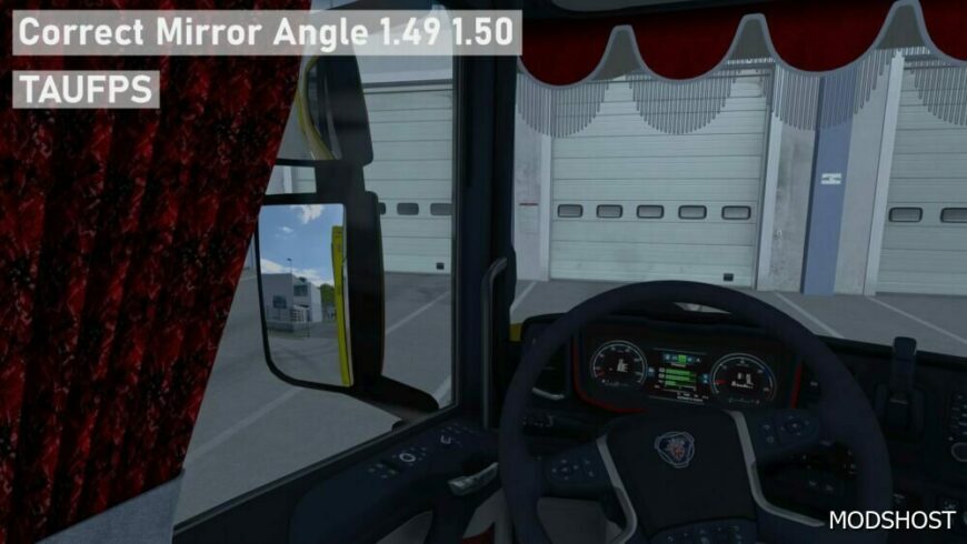 ETS2 Mirrors Mod: Correct Mirror Angle 1.50 (Featured)