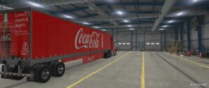 ATS Mod: Coca Cola Skin for LT DAY CAB and SCS Trailer 53 1.49 (Featured)