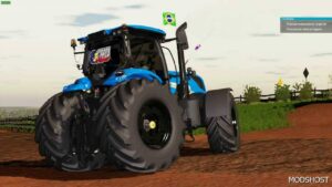 FS22 NEW Holland Tractor Mod: T7 BR 225 (Featured)