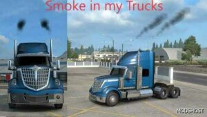 ATS Part Mod: Smoke in MY Trucks V1.4 (Featured)