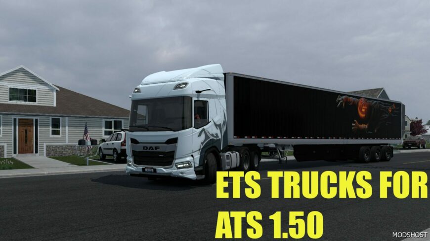 ATS DAF Mod: ETS2 Trucks for 1.50 (Featured)