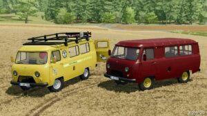 FS22 Vehicle Mod: UAZ 452 (Featured)