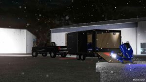 FS22 Mod: Enclosed Snowmobile Trailer CHS Beta (Image #8)