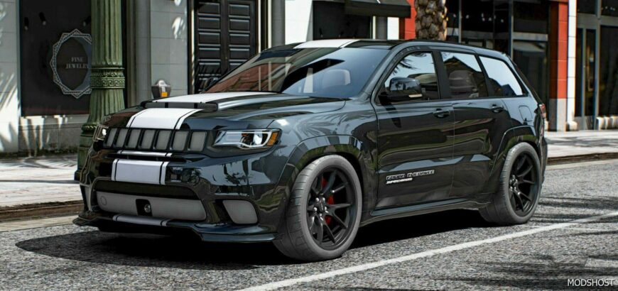 GTA 5 Jeep Vehicle Mod: 2018 Jeep Trackhawk Widebody V2.0 (Featured)