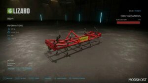 FS22 Cultivator Mod: Lizard K6M (Image #4)