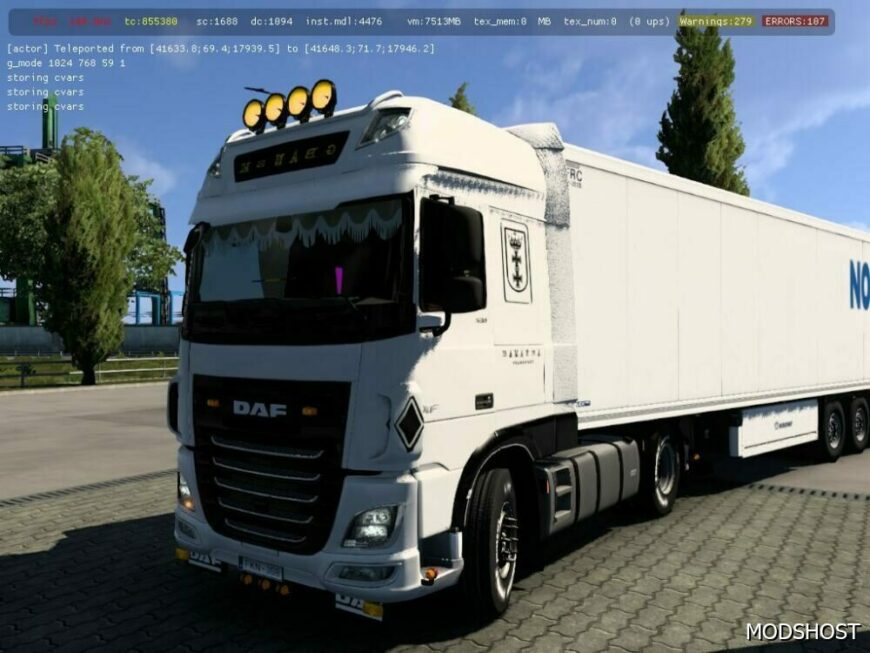 ETS2 Skin Mod: Nordfrost Combo (Featured)