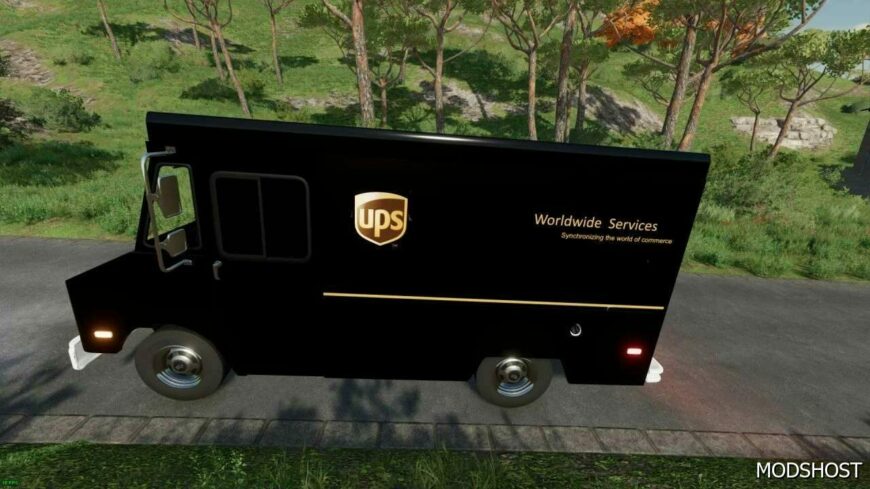 FS22 Vehicle Mod: Lizard Stepvan UPS United States Version (Featured)