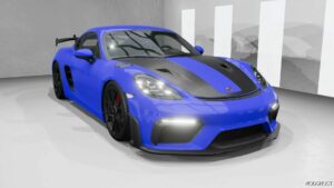 BeamNG Porsche Car Mod: Cayman 718/981 Pack 0.32 (Featured)