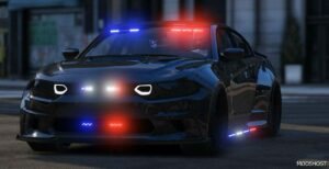 GTA 5 Dodge Vehicle Mod: Charger SRT Hellcat Widebody LEO (Featured)