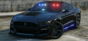 GTA 5 Ford Vehicle Mod: 2020 Ford Mustang GT500 Unmarked (Image #3)