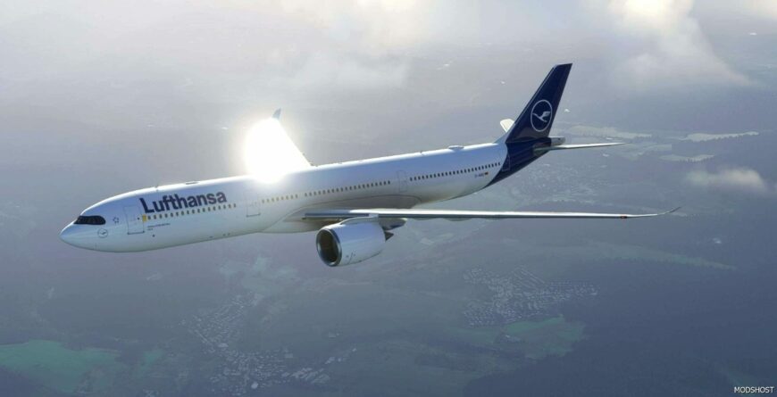 MSFS 2020 A330 Mod: Lufthansa A330-900 NEO – 8K Livery (Featured)