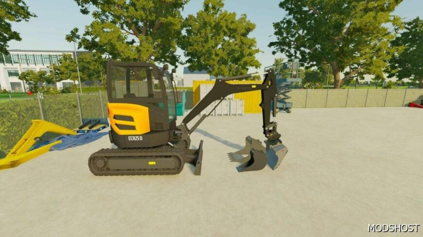 FS22 Volvo Forklift Mod: Ecr25D Beta (Featured)