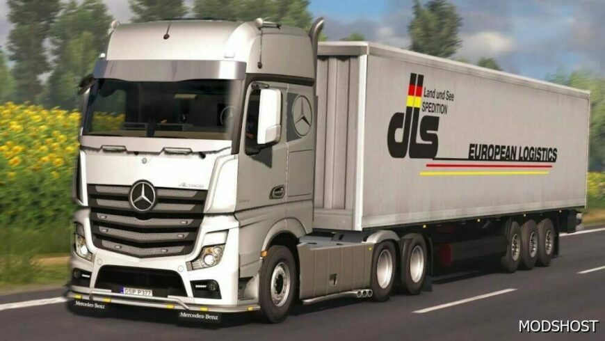 ETS2 Mercedes-Benz Truck Mod: Mercedes Actros MP4 Rework V3.5 (Featured)