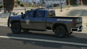 GTA 5 Chevrolet Vehicle Mod: Silverado 2500HD Game Warden Digital Camo (Image #2)