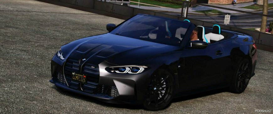 GTA 5 BMW Vehicle Mod: 2021 BMW M4 Convertible (G83) Add-On/Fivem/ Animated Roof (Featured)