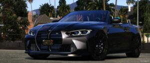 GTA 5 BMW Vehicle Mod: 2021 BMW M4 Convertible (G83) Add-On/Fivem/ Animated Roof (Image #2)