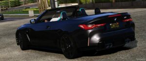 GTA 5 BMW Vehicle Mod: 2021 BMW M4 Convertible (G83) Add-On/Fivem/ Animated Roof (Image #4)