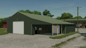 FS22 Placeable Mod: 62×60 Shed (Image #3)