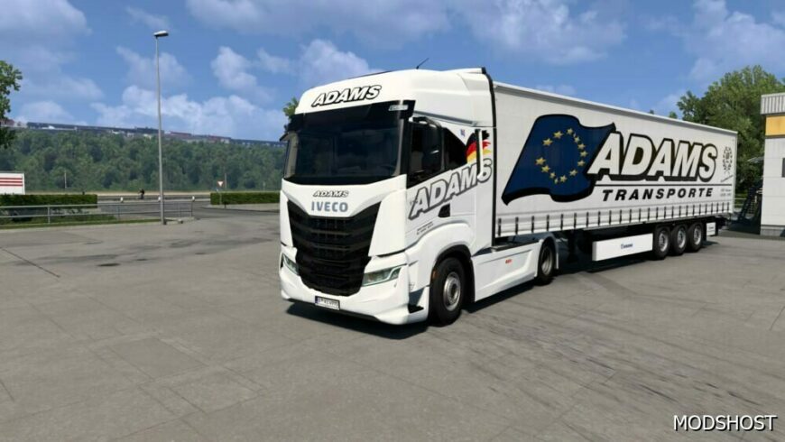 ETS2 Mod: Combo Skin Adams Transporte (Featured)