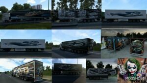 ETS2 Mod: Trailer Traffic Pack V.0.3 (BY Joker) (Featured)