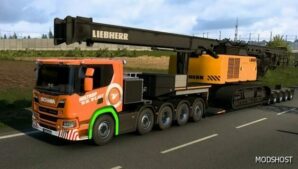 ETS2 Scania Truck Mod: NG P-Series Heavy Transport V1.0.8 (Featured)