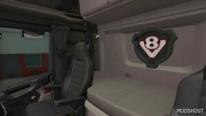 ETS2 Scania Part Mod: V8 LED Light Board Scania Trucks 1.50 (Featured)