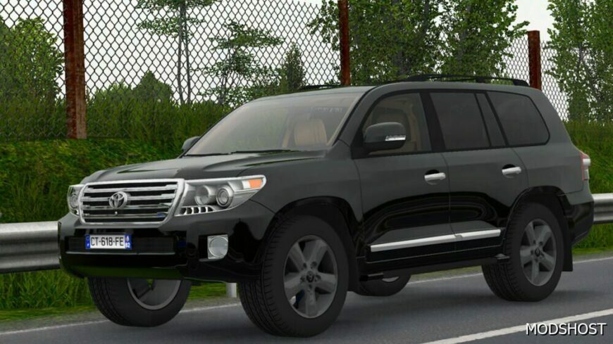 ETS2 Toyota Car Mod: Land Cruiser 200 2012 V1.7 1.50 (Featured)