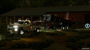 FS22 RAM Car Mod: 2019 RAM 3500 Flatbed V3.0 (Featured)