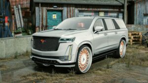 GTA 5 Vehicle Mod: 2021 Cadillac Escalade Donk (Featured)