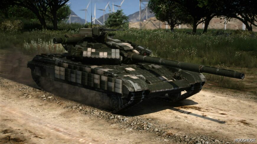 GTA 5 Vehicle Mod: T-64B / T-64BV Ukraine Add-On (Featured)