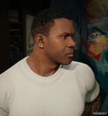 GTA 5 Player Mod: Franklin | NEW Face V2.0 (Image #3)