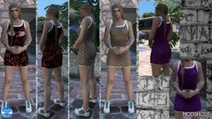 GTA 5 Player Mod: Female Dress (Image #5)