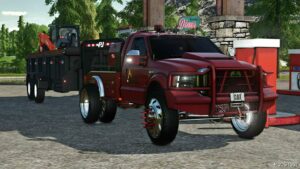 FS22 Ford Car Mod: 2006 Ford F550 Flatbed V1.1 (Image #4)